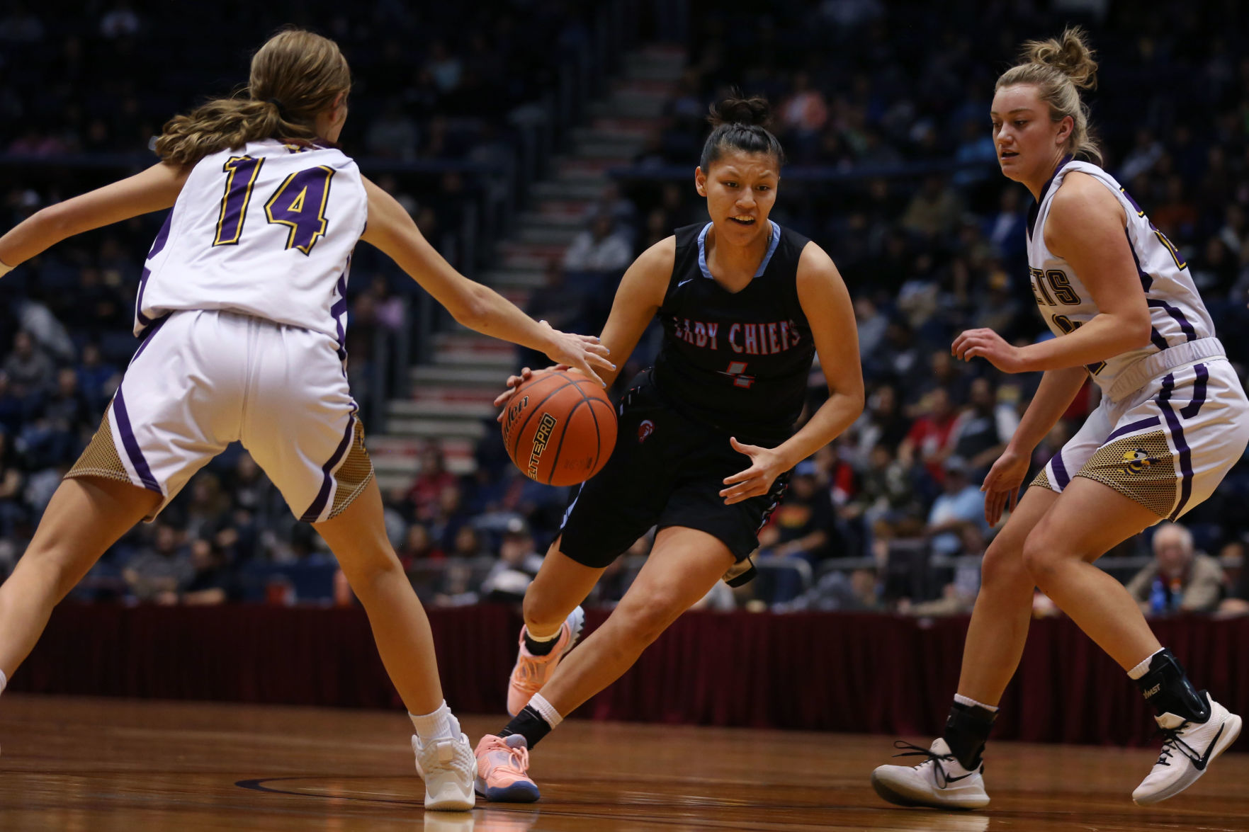 2a Girls BB Wyoming Indian v Pine Bluffs